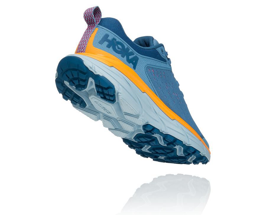 Chaussure Trail Hoka One One Challenger Atr 6 Femme - Bleu - YQN-538726